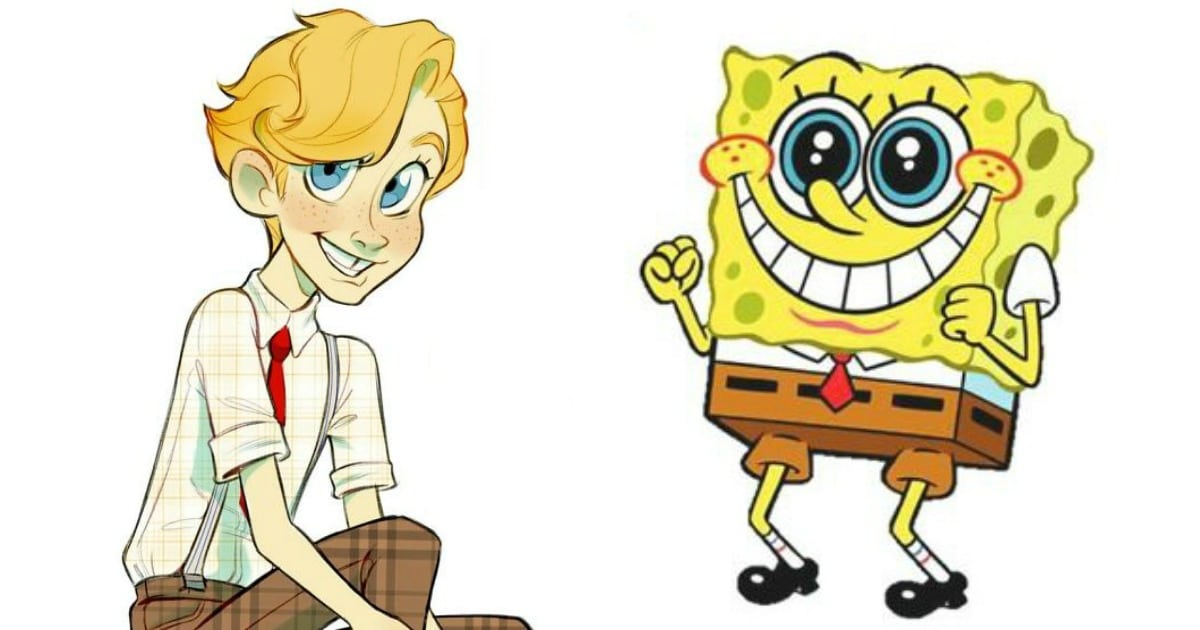 Russian Artist Illustrates Spongebob Squarepants Characters As