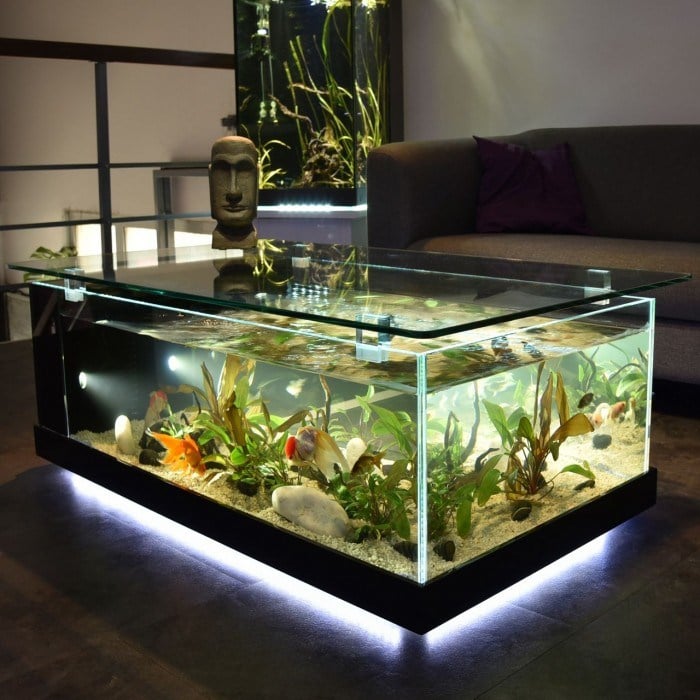 15 Beautiful Aquarium Coffee Table Design Ideas For The 